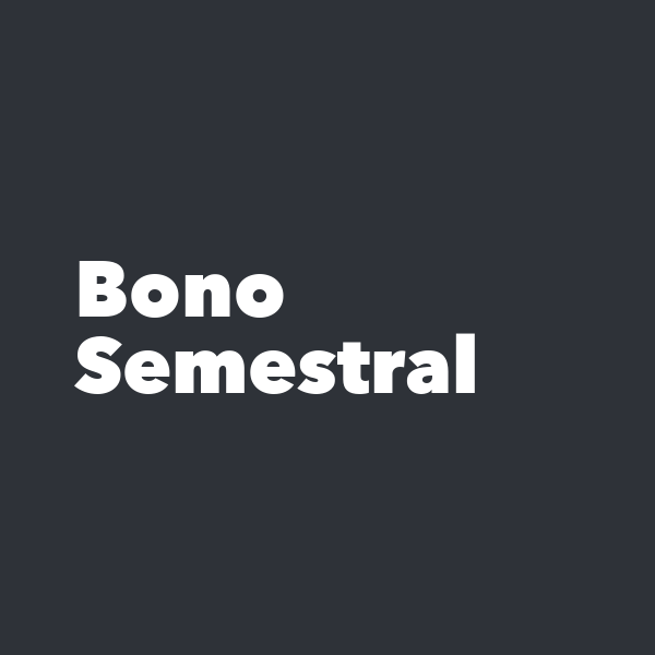 Bono Semestral - plan nutricional de 6 consultas
